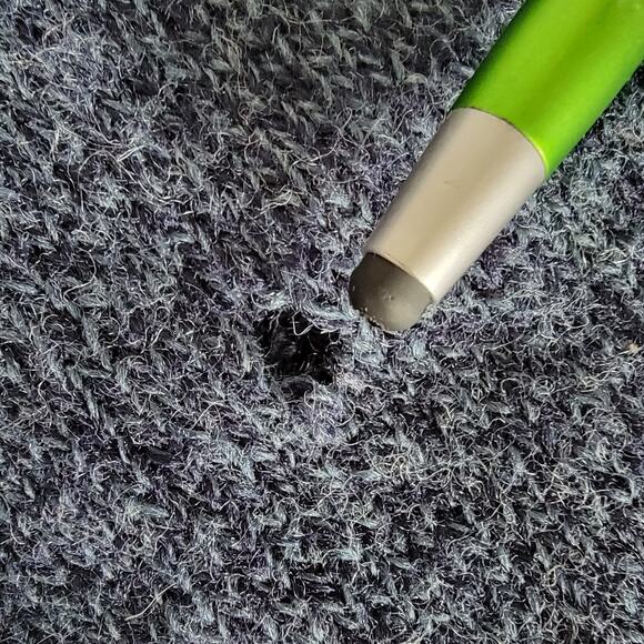 Woolrich Wool Sweater Mens M Navy Preppy Cozy Ski Chalet Business Casual *READ - Picture 3 of 10